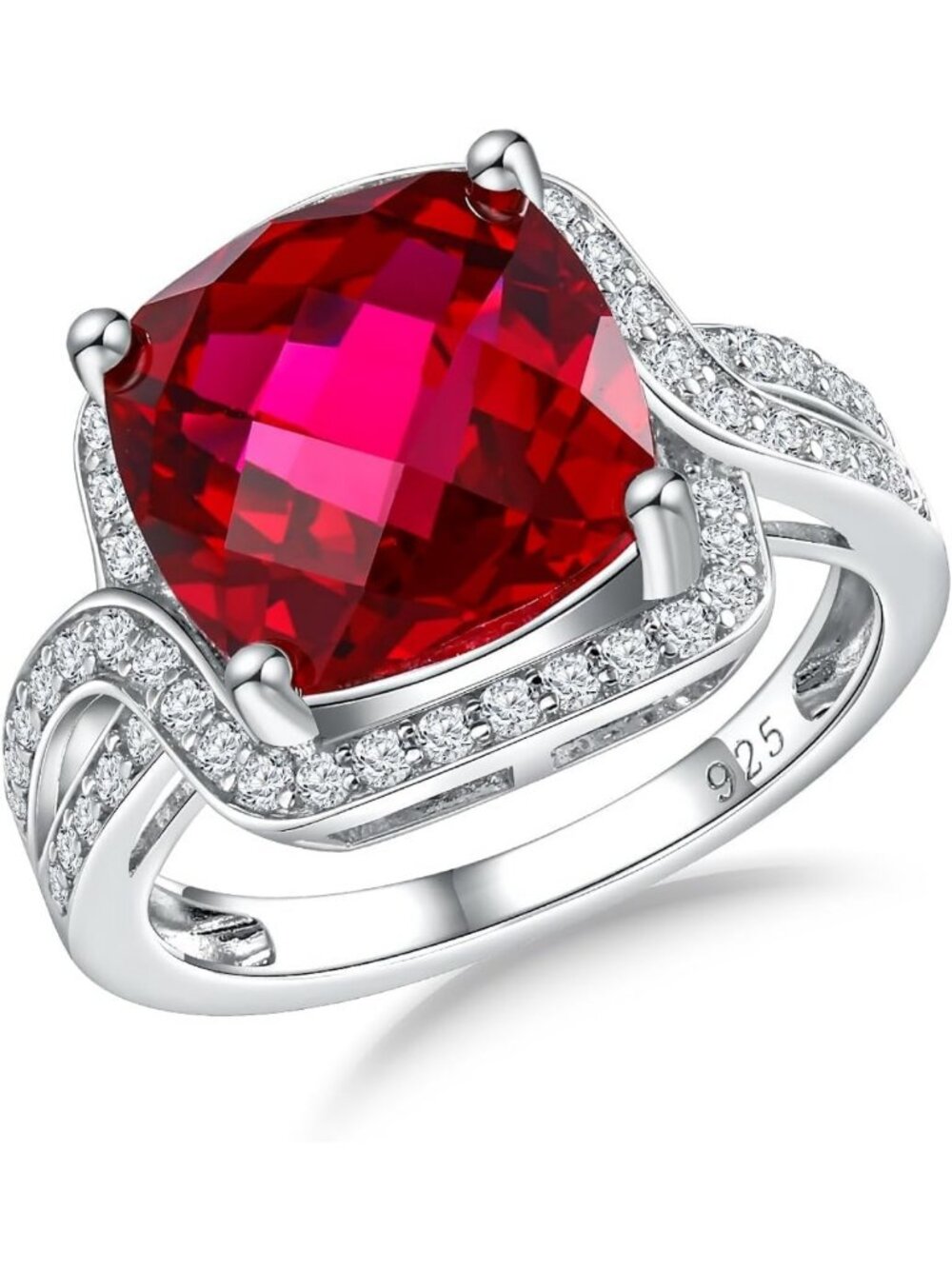 Stunning Gemstone Rings for Women - 925 Sterling Silver, Birthstone Engagement